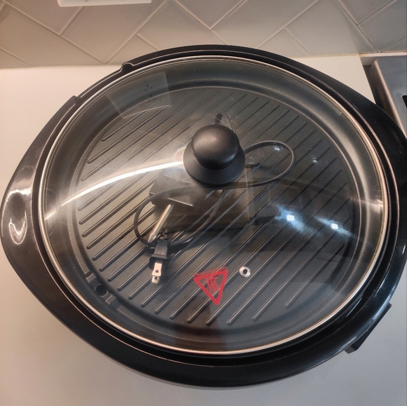 Electric tabletop grill non stick - Picture 3 of 6